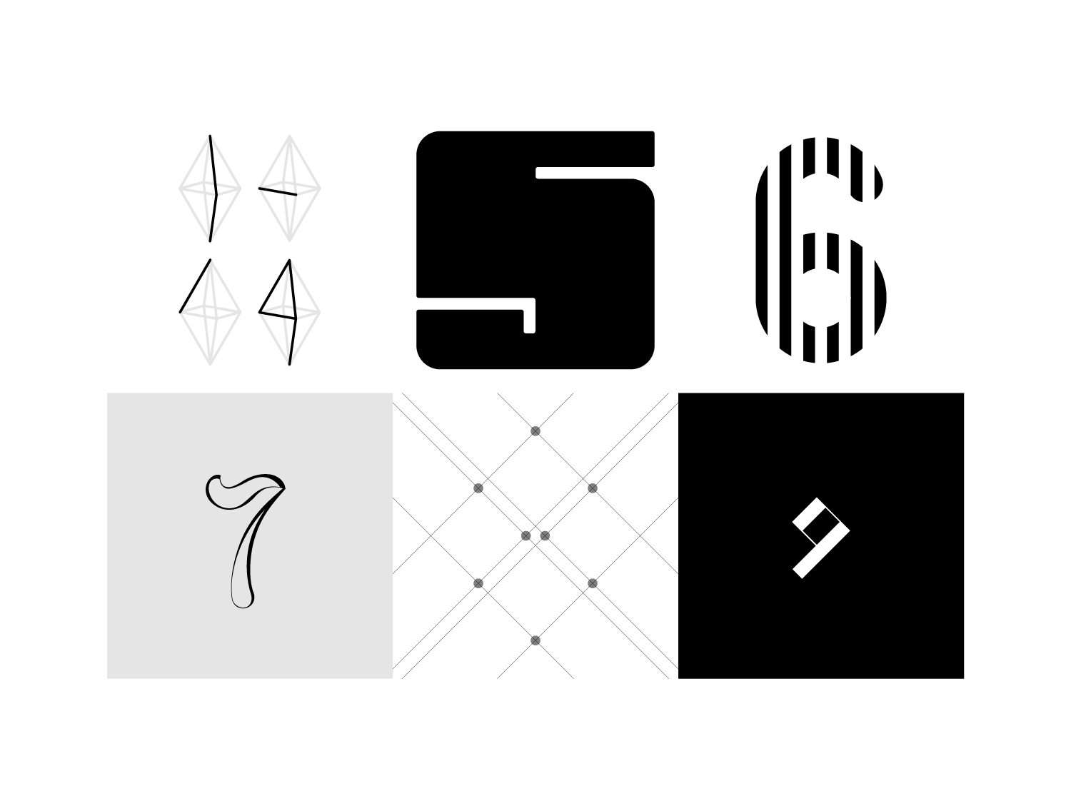 36 days of type - 4 to 9 by Viktor Lanneld