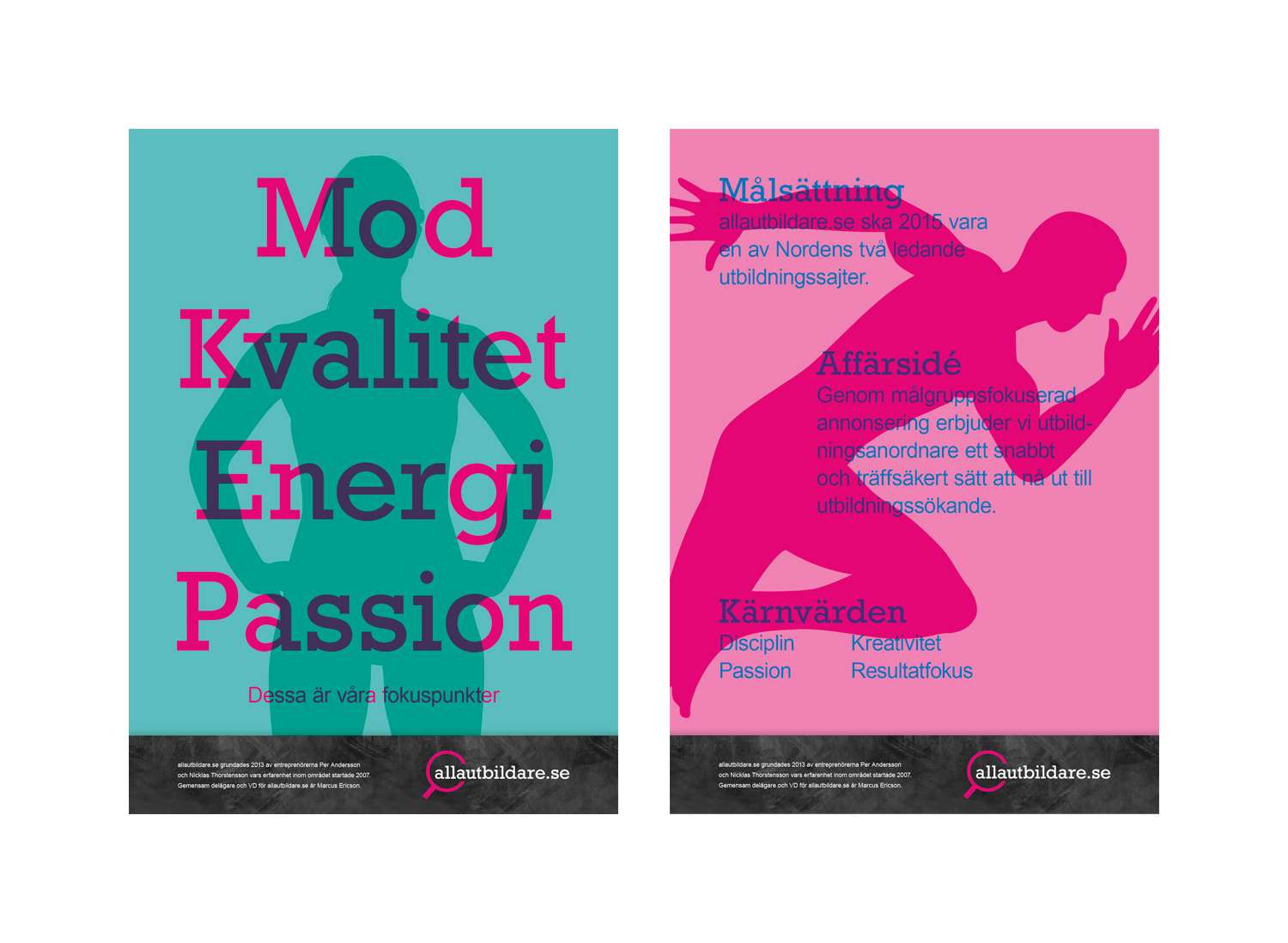 allautbildare.se branding poster by Viktor Lanneld